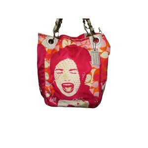 Coach Limited Edition Parker Laughing Girl  Bonnie Cashin Chain Handle Tote Bag